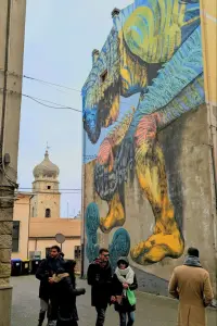 Borgo artistico di Stigliano Disegni rupestri a Stigliano